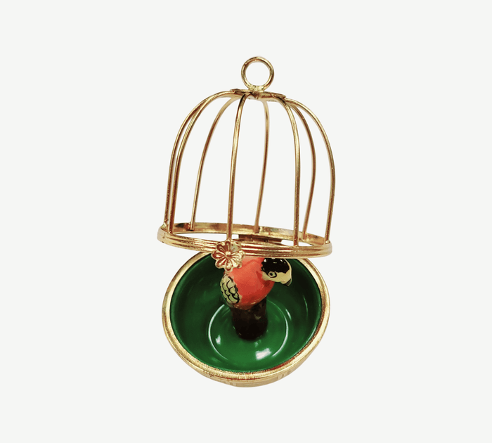 Charming Parrot Limoges Box Porcelain Limoges birds LIMOGES BOXES French Trinket Box