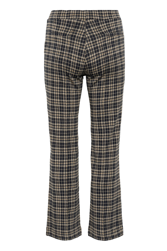 Part Two PontasPW Trousers Dark Navy Check 30305506 front view Shop Part Two at Dotique