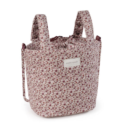 Pasito a Pasito - Bucket Bag - Cherry Flowers - Mabel & Fox