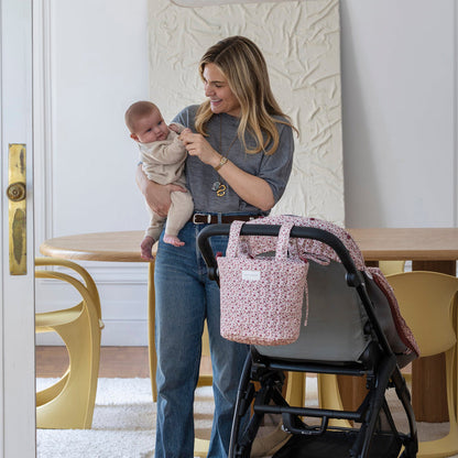 Pasito a Pasito - Bucket Bag - Cherry Flowers - Mabel & Fox