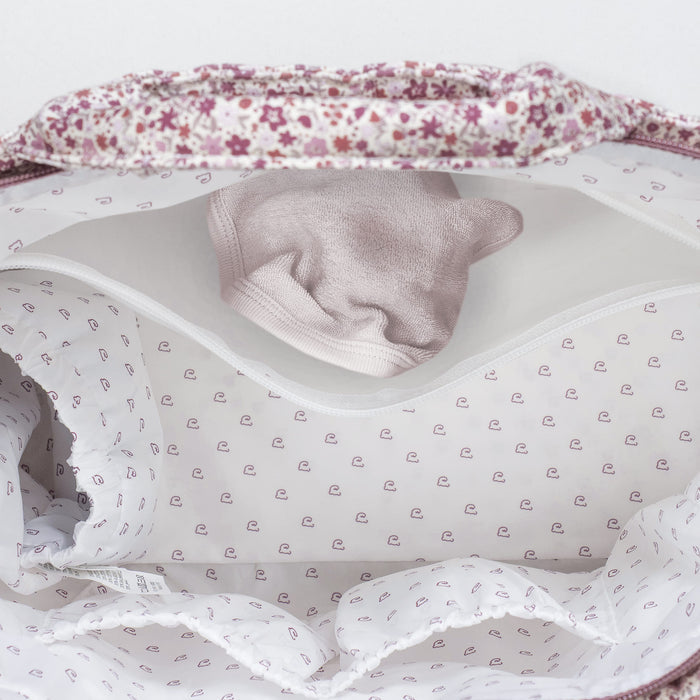 Pasito a Pasito - Changing Bag - Cherry Flowers - Mabel & Fox