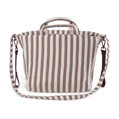 Pasito a Pasito - Changing Bag - Cherry Strips - Mabel & Fox