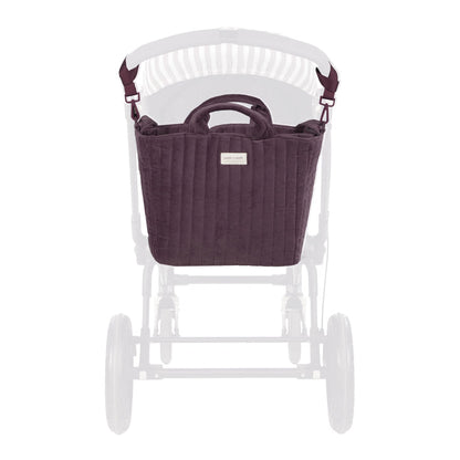 Pasito a Pasito - Changing Bag - Cherry Velvet - Mabel & Fox