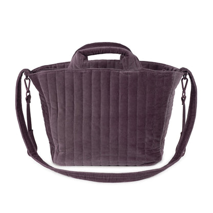 Pasito a Pasito - Changing Bag - Cherry Velvet - Mabel & Fox