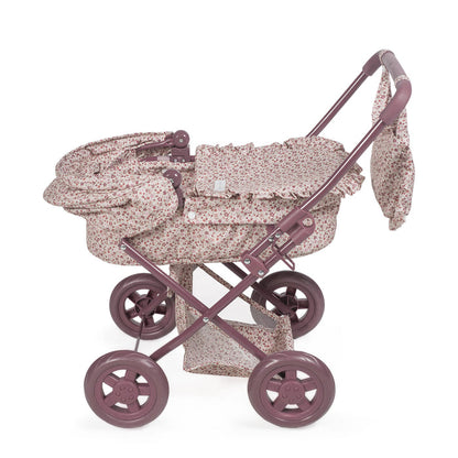 Pasito a Pasito - Doll Pram - Cherry Flowers - Mabel & Fox
