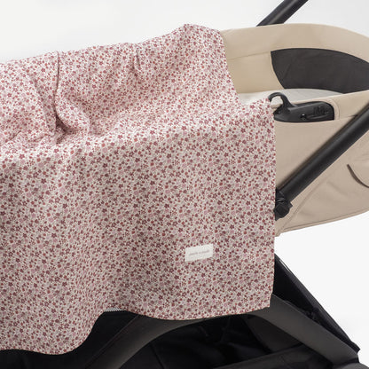 Pasito a Pasito - Muslin Square - Cherry Flowers - Mabel & Fox