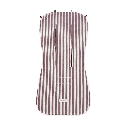 Pasito a Pasito - Seat Liner - Cherry Stripes - Mabel & Fox