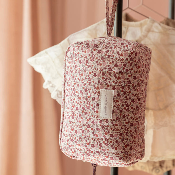 Pasito a Pasito - Toiletry Bag - Cherry Flowers - Mabel & Fox
