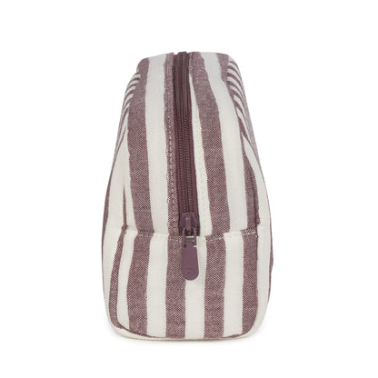 Pasito a Pasito - Toiletry Bag - Cherry Stripes - Mabel & Fox