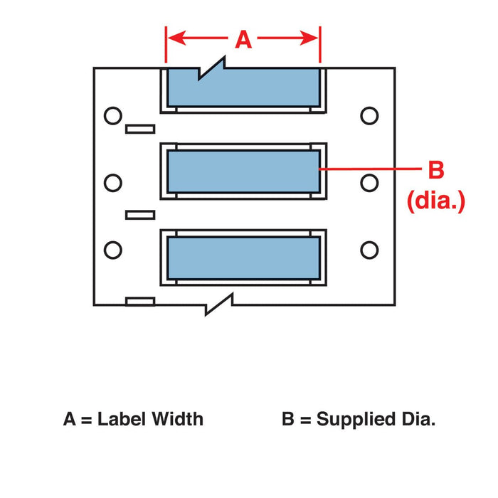 Label Tape with Ribbon - Mann Supply BradyLabel Tape