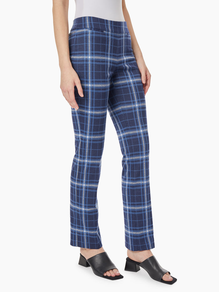 Plaid Pull on Pants