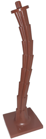 Plant, Tree Palm Base 4 x 4 with Trunk