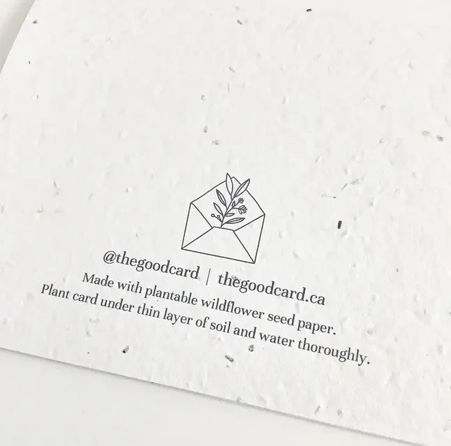 Plantable Greeting Card - Best Mom, Ever Acorn Home + Apparel