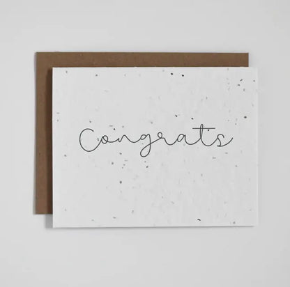 Plantable Greeting Card - Congrats Acorn Home + Apparel