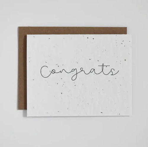 Plantable Greeting Card - Congrats Acorn Home + Apparel