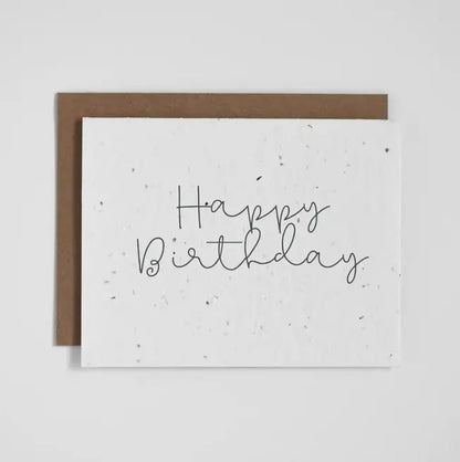 Plantable Greeting Card - Happy Birthday Acorn Home + Apparel