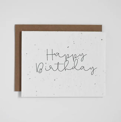 Plantable Greeting Card - Happy Birthday Acorn Home + Apparel