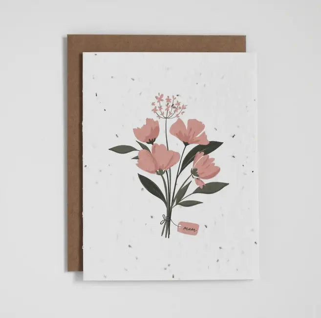 Plantable Greeting Card - Mother's Day Bouquet Acorn Home + Apparel