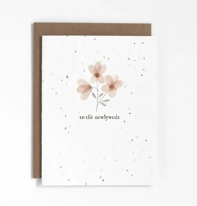 Plantable Greeting Card - To the Newlyweds Acorn Home + Apparel