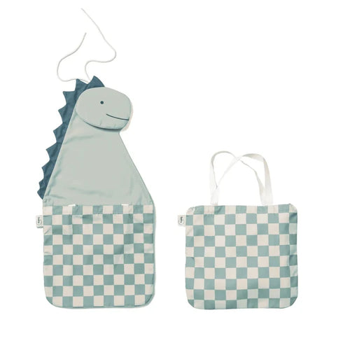 Play & Go - Wall Storage & Tote Bag - Dino - Mabel & Fox