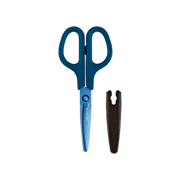 PLUS Curved-Blade Scissors - Navy