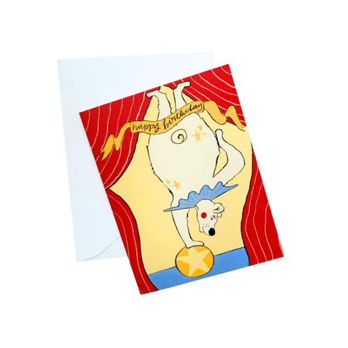 Polar Bear Circus Card