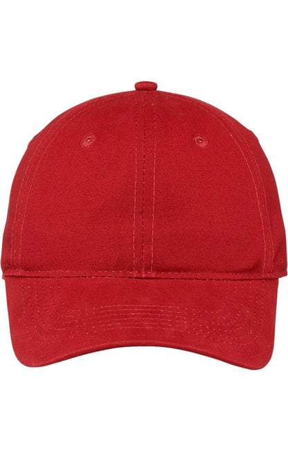Port & Company CP96 Soft Brushed Canvas Cap - Add Your Text Design or Logo