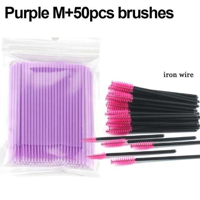 purple M and 50pcs / New