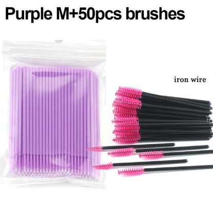purple M and 50pcs / New