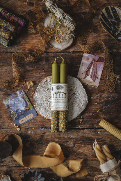 PROSPERITY RITUAL CANDLE | Manifestation + Abundance