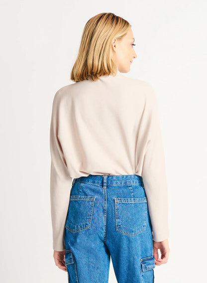 Rachel Mock Neck Top Acorn Home + Apparel