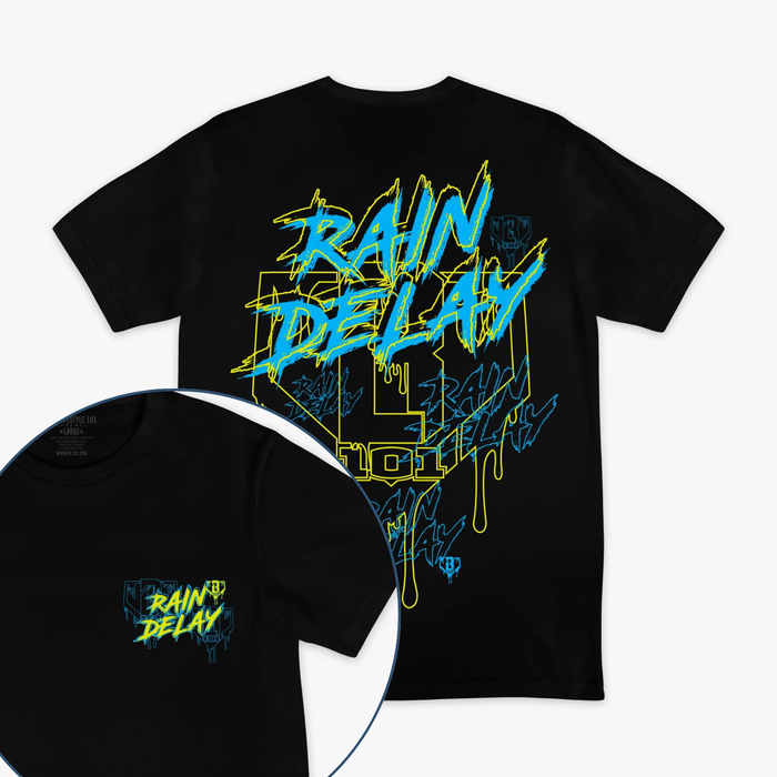 "Rain Delay" Lightning Bolt T-Shirt – Retro Electric Graphic Tee