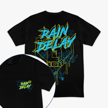 "Rain Delay" Lightning Bolt T-Shirt – Retro Electric Graphic Tee