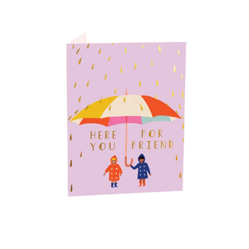 Raindrops Sympathy Card