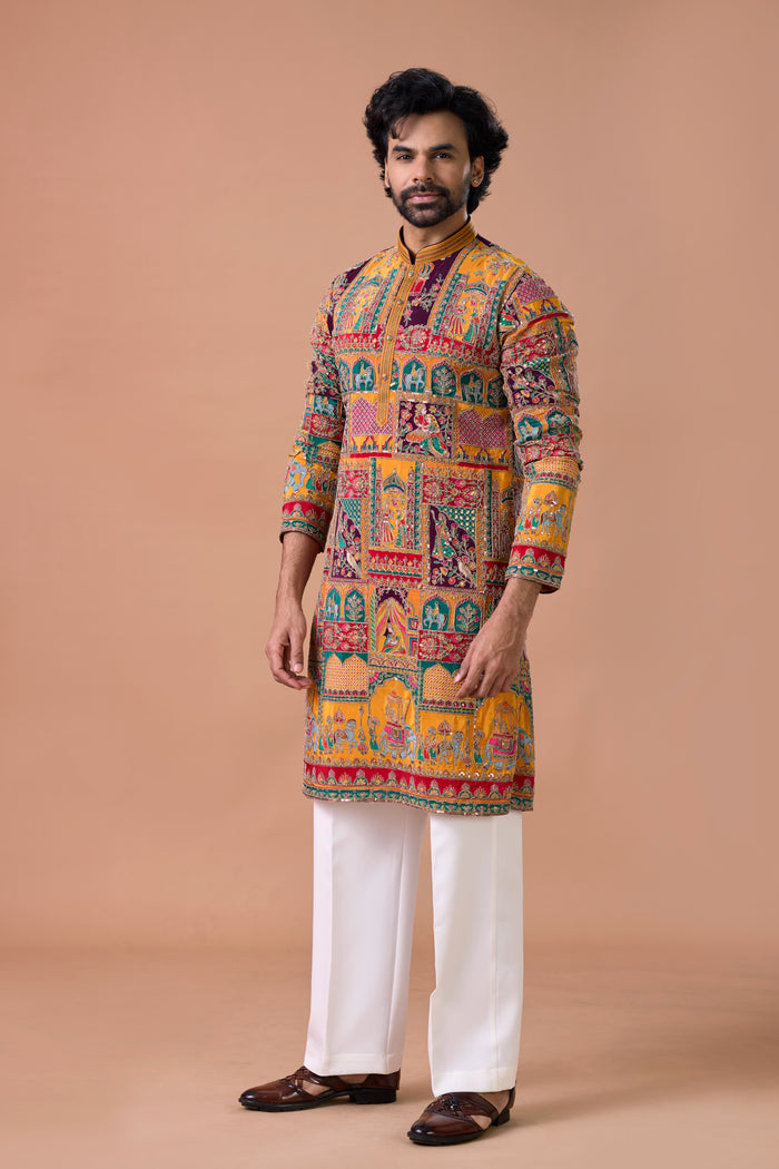 designer Rajwadi kurta men