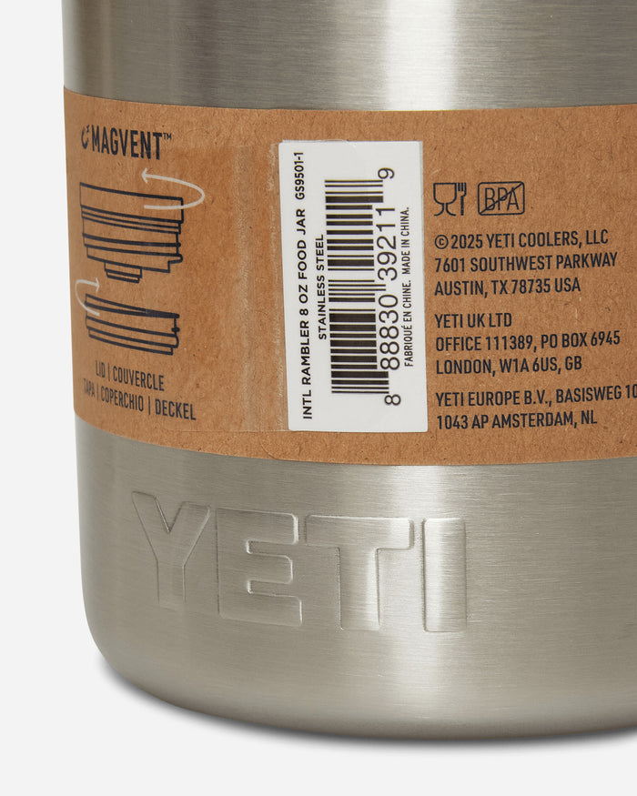 YETI Rambler Food Jar 8 Oz Stainless Steel Tableware Table Accessories 70000003740 STEEL