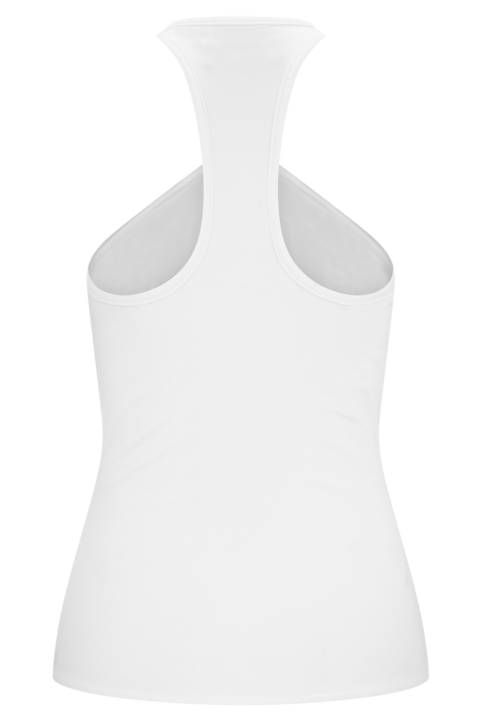 Ramona Modal Tank Top With Hardware - Ivory