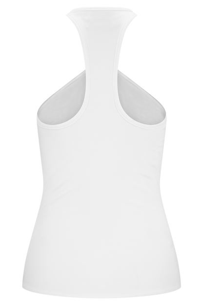 Ramona Modal Tank Top With Hardware - Ivory