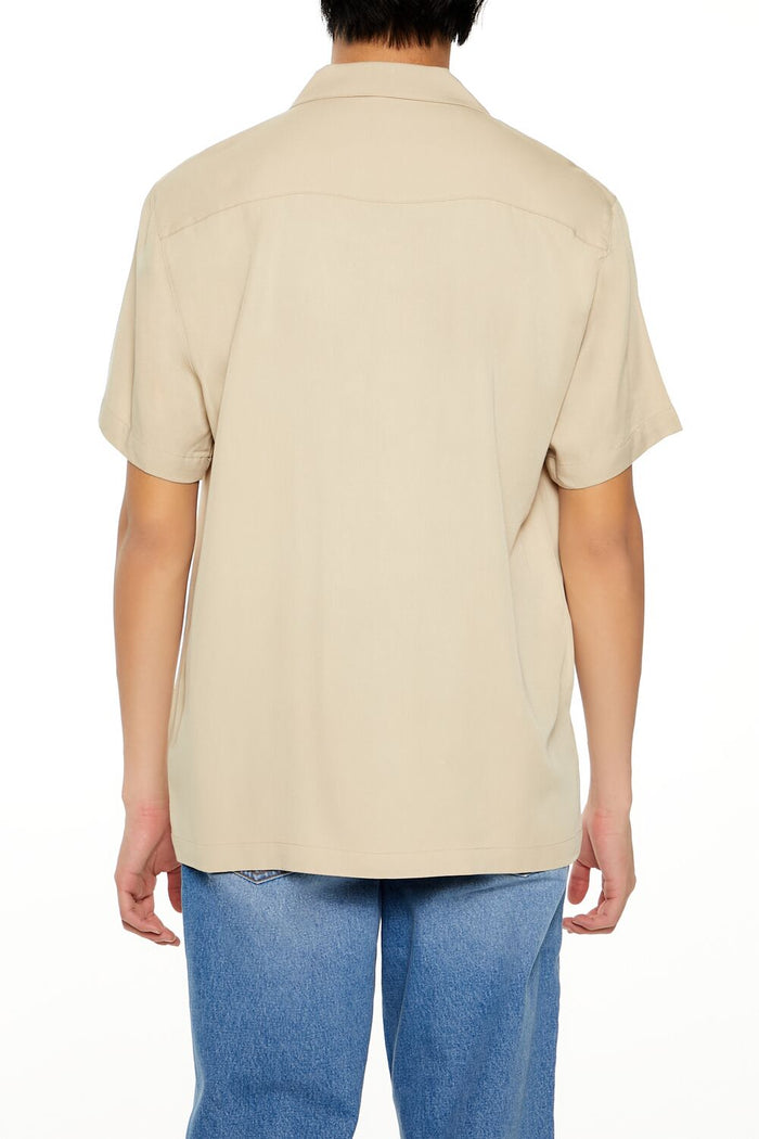 Rayon Cuban-Collar Shirt