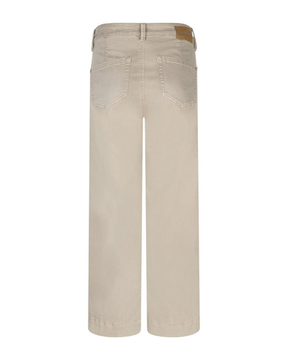 Red Button SRB4761A Conny Fancy Stitching Colour L26 Pebble trousers by Red Button shop at Dotique back view beige casual pants