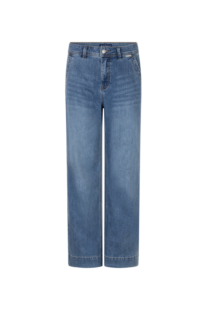 Red Button SRB4969 Colette Slanted Pockets Stone Used Jeans L31 by Red Button shop at Dotique for stylish denim wear