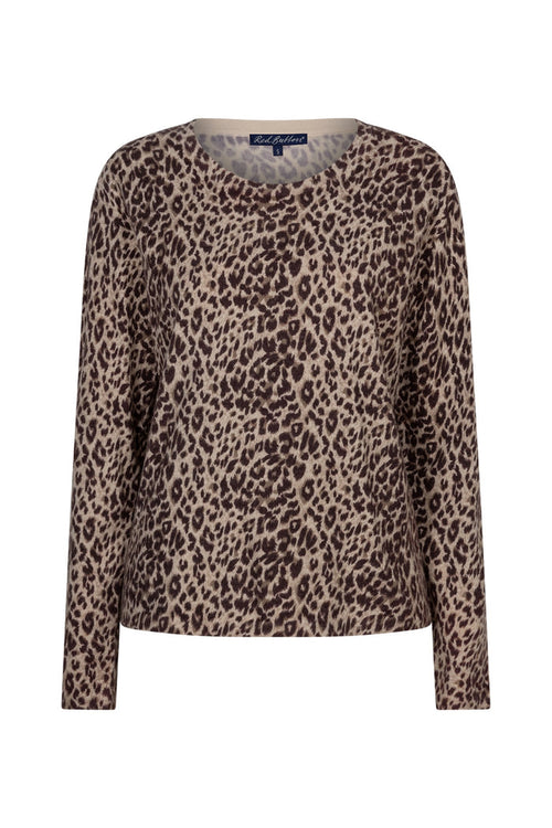 Red Button SRB5084 Sweet Animal Print Jumper Burgundy front view Shop Red Button at Dotique