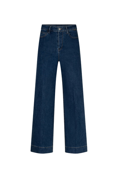 Red Button SRB5094 Conny Dark Blue Used Jeans L28 front view Shop Red Button at Dotique