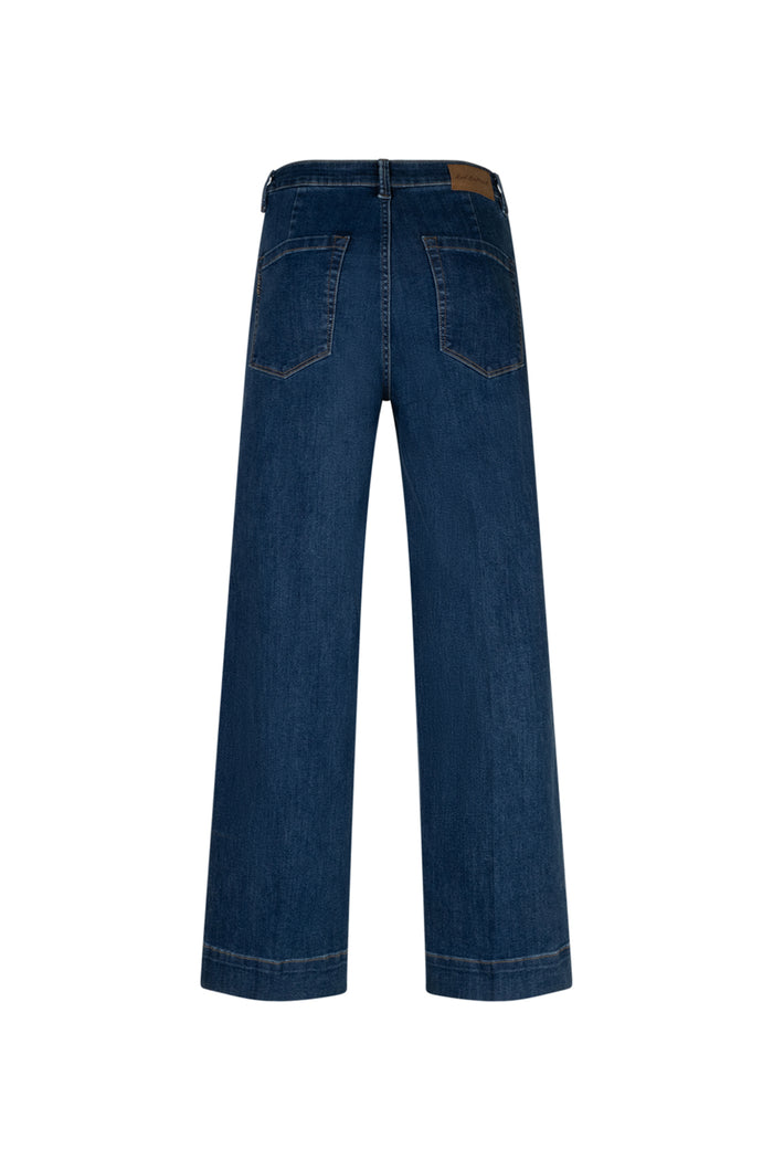 Red Button SRB5094 Conny Dark Blue Used Jeans L30 back view Shop Red Button at Dotique