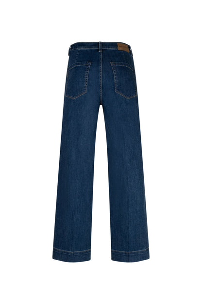 Red Button SRB5094 Conny Dark Blue Used Jeans L30 back view Shop Red Button at Dotique