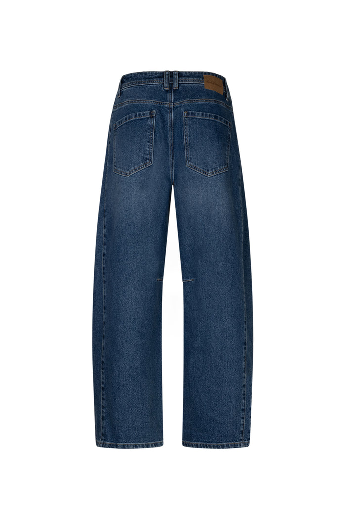 Red Button SRB5130 Cayla Mid Stone Used Jeans L28 back view Shop Red Button at Dotique