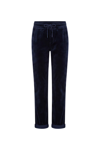 Red Button SRB5163 Stella Velvet Trousers Navy front view Shop Red Button at Dotique