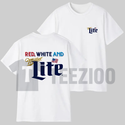 "Red White And Lite" T-Shirt
