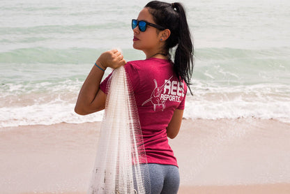 ReelReports Women's Short Sleeve (Cardinal Red)