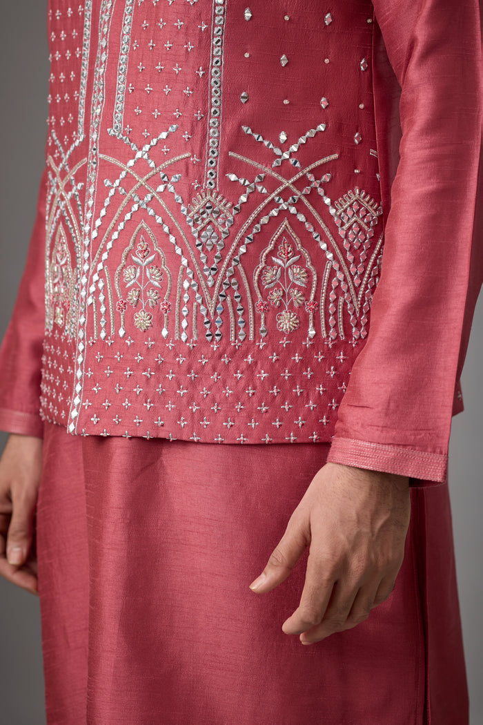 Regal Rose Pink designer ethnic wear